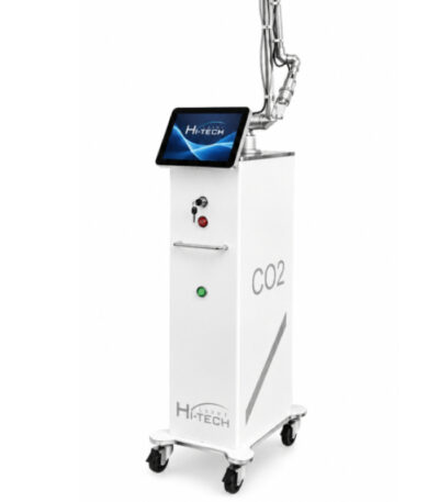Profesjonalny laser CO2 Hi-Tech na kolumnach z ekranem dotykowym do zabiegu dermatologicznego