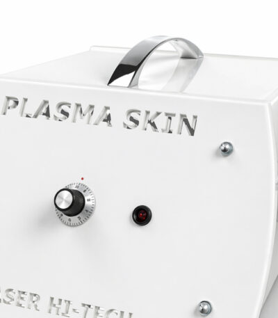 Urządzenie do zabiegu Plasma Skin Laser Hi-Tech z chromowanym uchwytem i panelem sterowania
