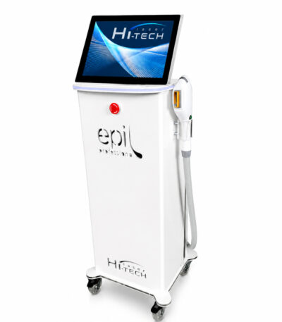 Urządzenie Hi-Tech EQIL do zabiegu laserowego z ekranem dotykowym i uchwytem aplikatora